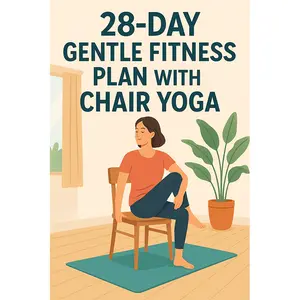 Chair Yoga for Weight Loss: A Gentle 28-Day Workout Plan Featuring Illustrated Chair Poses to Increase Strength, Flexibility, and Balance, While Encouraging Gradual Weight Loss Includes Relaxing Music Playlists for Training and Stress Management