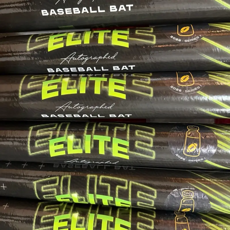 “10 Down Then Auction” Elite Autographed Baseball Bat Trading Card Series 2026 Sports Collectible