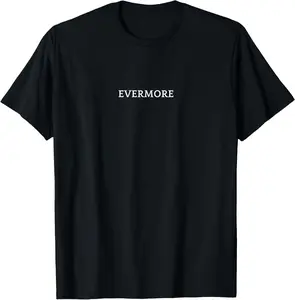 100% Cotton EVERMORE English Word Apparel T-Shirt