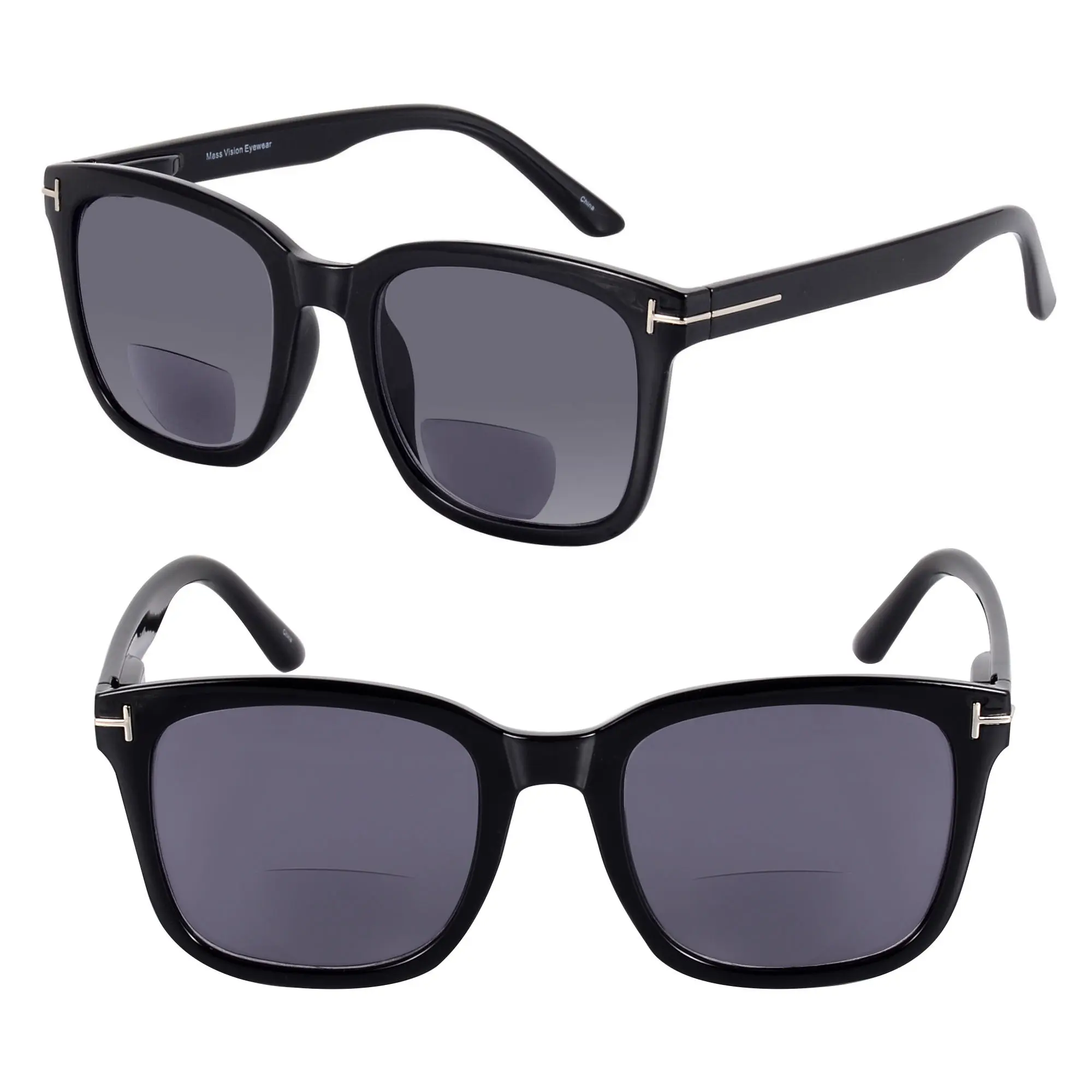 'The Jet Setter' 2 Pair of Women's Fashion Bifocal Reading Sunglasses Featuring UV400 Protection