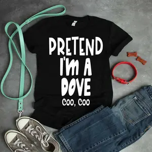 Fun Pretend Dove Shirt - Lazy Halloween Dove Costume T-Shirt_1