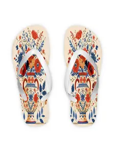 2026 Summer New Women'S Sandals, Open-Toe, Flat Heel, Folk-Art Floral Design, Available in Various Colors And Sizes, Perfect for Mother'S Day, Easter, Holiday Gifts, Year-Round Fashion Footwear, Women Shoes