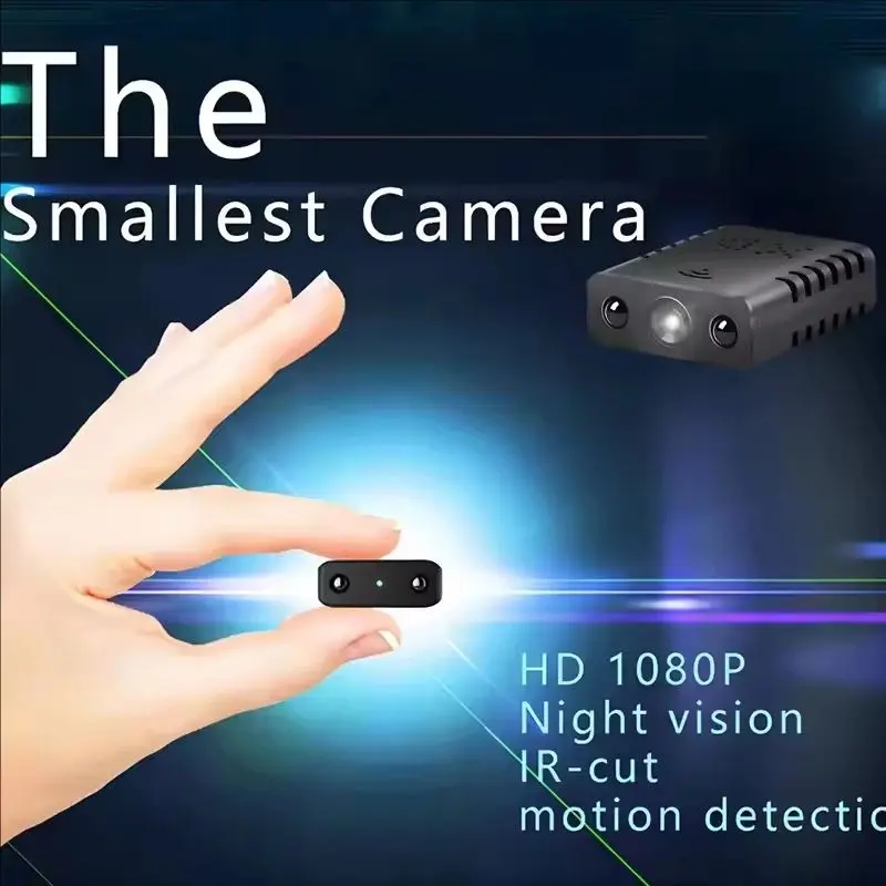 1080P HD Mini Wi-Fi Camera, Smart Wifi Camera, Wired Security Camera, Smart Home Surveillance, Indoor Cameras, Indoor Theft Prevention, Video Voice, Motion Detection Camera, Real-Time Monitoring APP