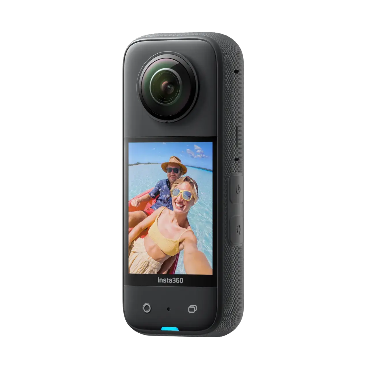 Insta360 X3 - Waterproof 360 Action Camera with 1/2" 48MP Sensors, 5.7K 360 Active HDR Video, 72MP 360 Photo, 4K Single-Lens, 60fps Me Mode, Stabilization, 2.29" Touchscreen, AI Editing, Live Stream