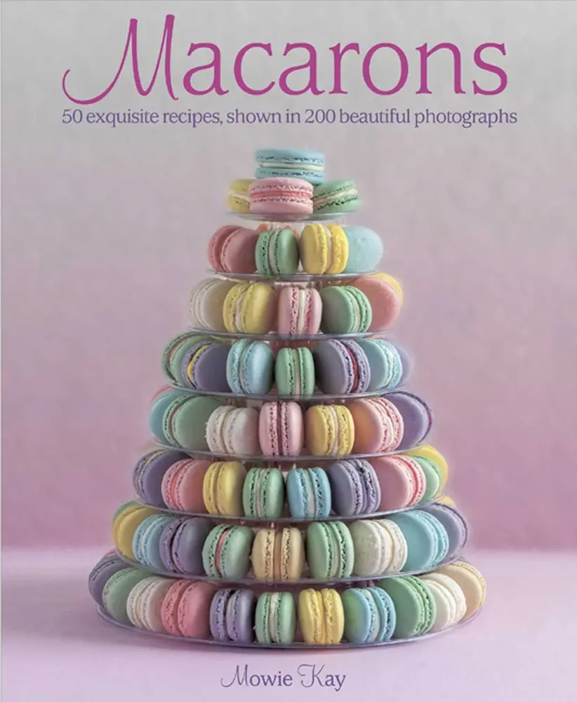 USED Book - Macarons: 50 Exquisite Recipes, Shown in 200 Beautiful Photographs by Kay, Mowie (Hardcover) - english
