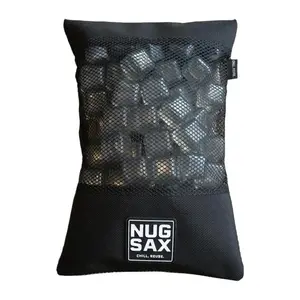Nugsax (1 Pack) Reusable Ice Cubes and Bag