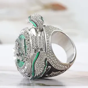 Wing pop-up design ring solid wood box New design Player No. 1 Player No. 26 size 8-14