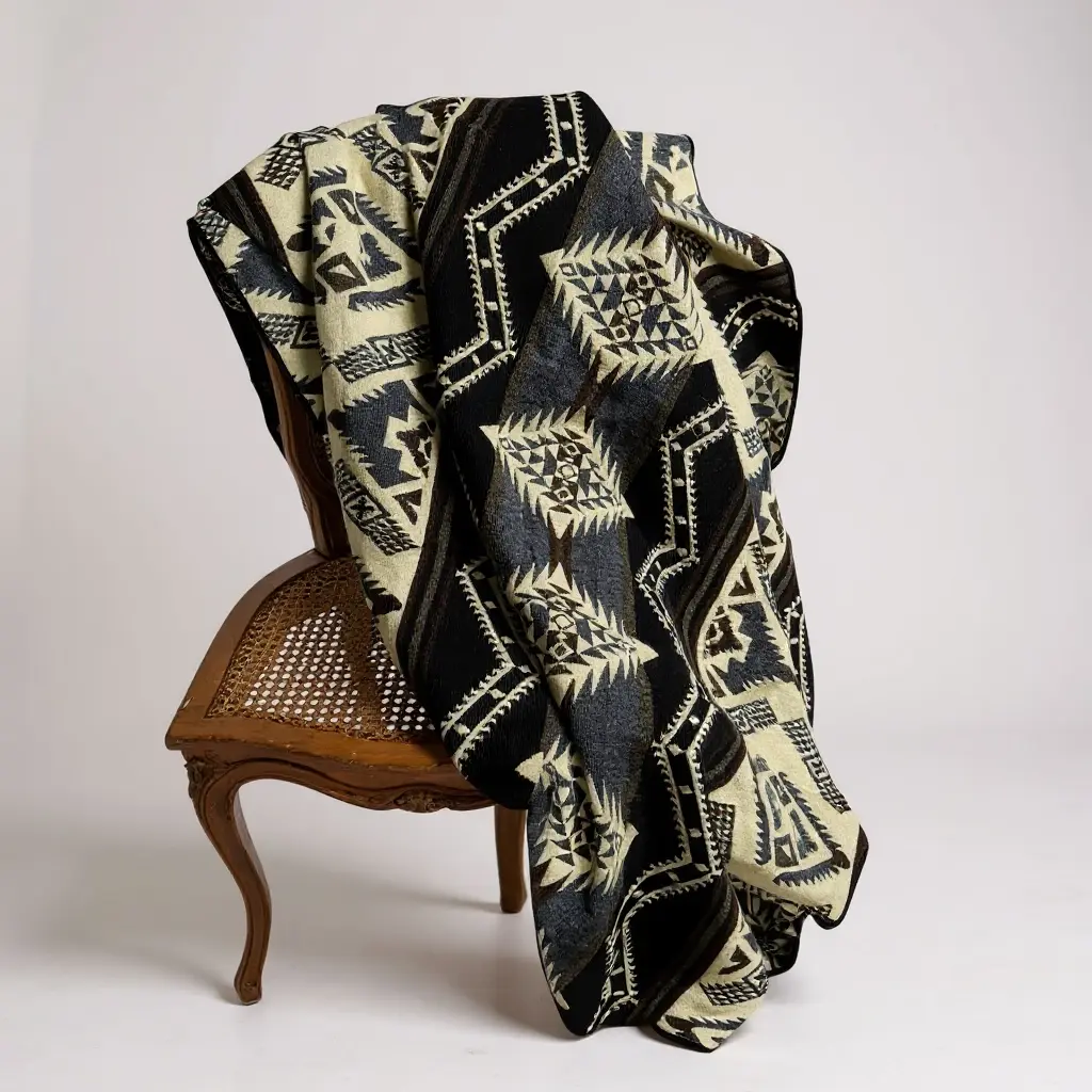 Cuzco Stone Alpaca Wool Blanket