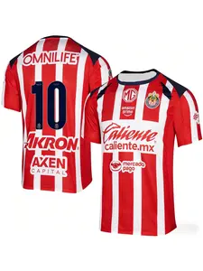 Club Men's Football Breathable Lightweight 3D Printed Fashion CD Chivas Guadalajara Jersey Football Jerseys