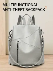 Fashionable Women's Backpack, Simple and Easy to Match, Large Capacity Anti-Theft Bag, Casual Travel Backpack, New Arrival