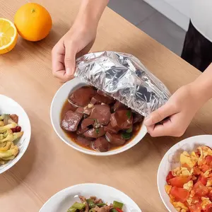 Home dining table & food container aluminum foil heat-retaining cover, kitchen food insulation and freshness keeping, high-quality aluminum foil