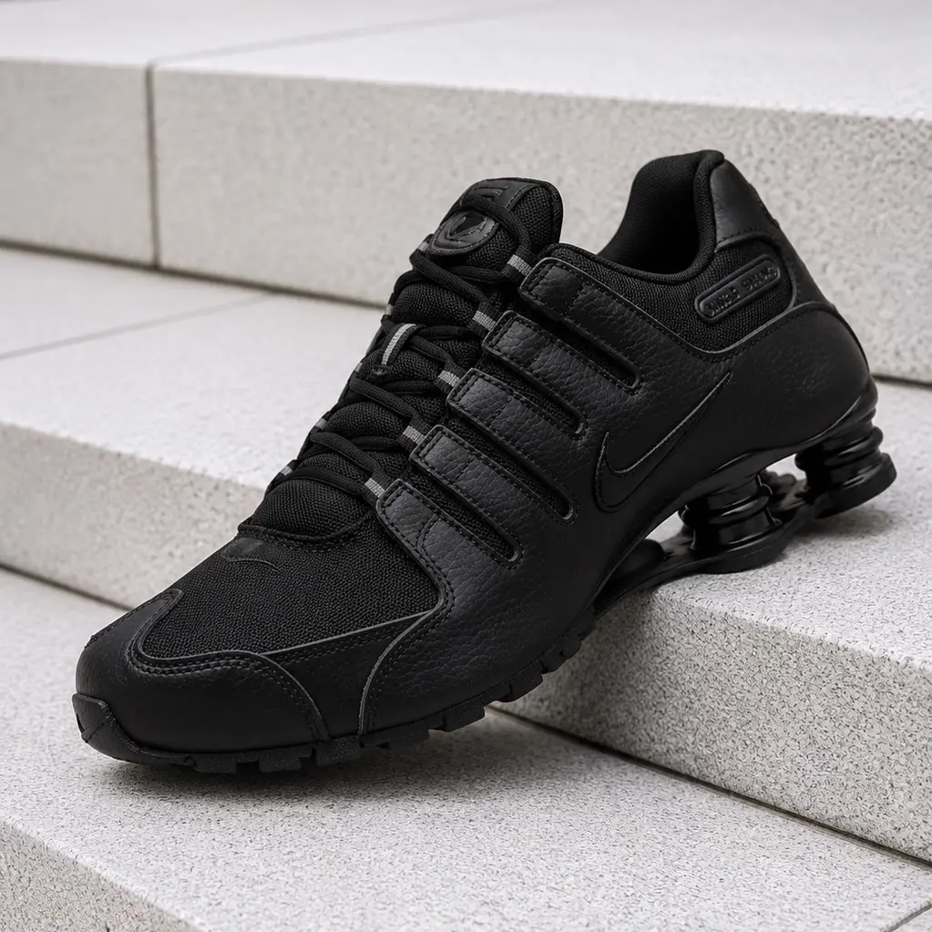 Nike Shox NZ Black  IQ8263-002 Men's Fashion Sneaker New