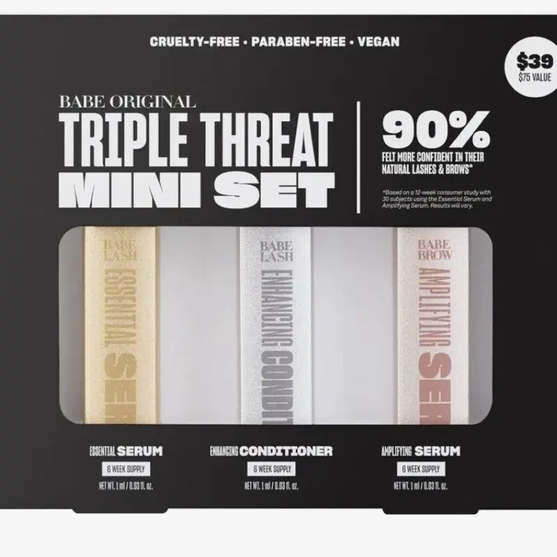 BABE LASH Original Triple Threat Mini Set