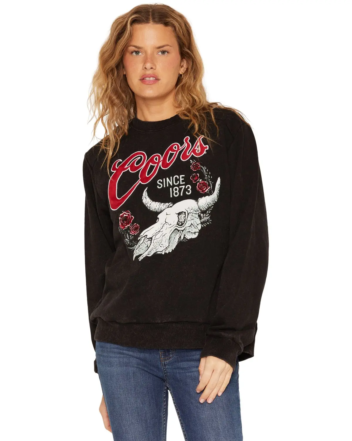 Coors Women's Women'S Embroidered Crew Neck Sweatshirt - Bb2-047-901