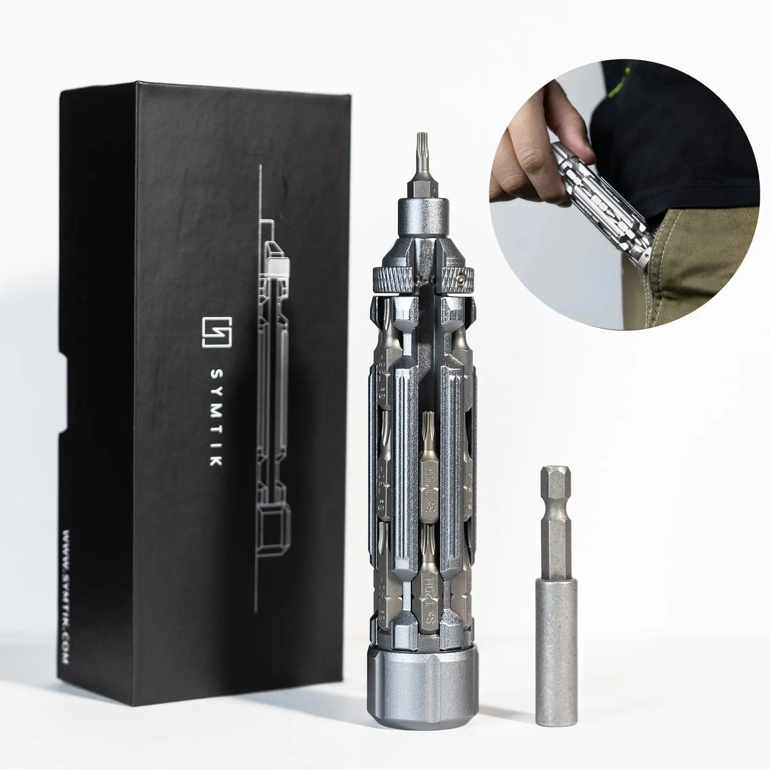 VMAN 20 in 1 Screwdriver Set, Portable Multifunctional Screwdriver Set, Precision Screwdriver Set with Screwdriver Bits for Electronic Product Repair & Maintenance
