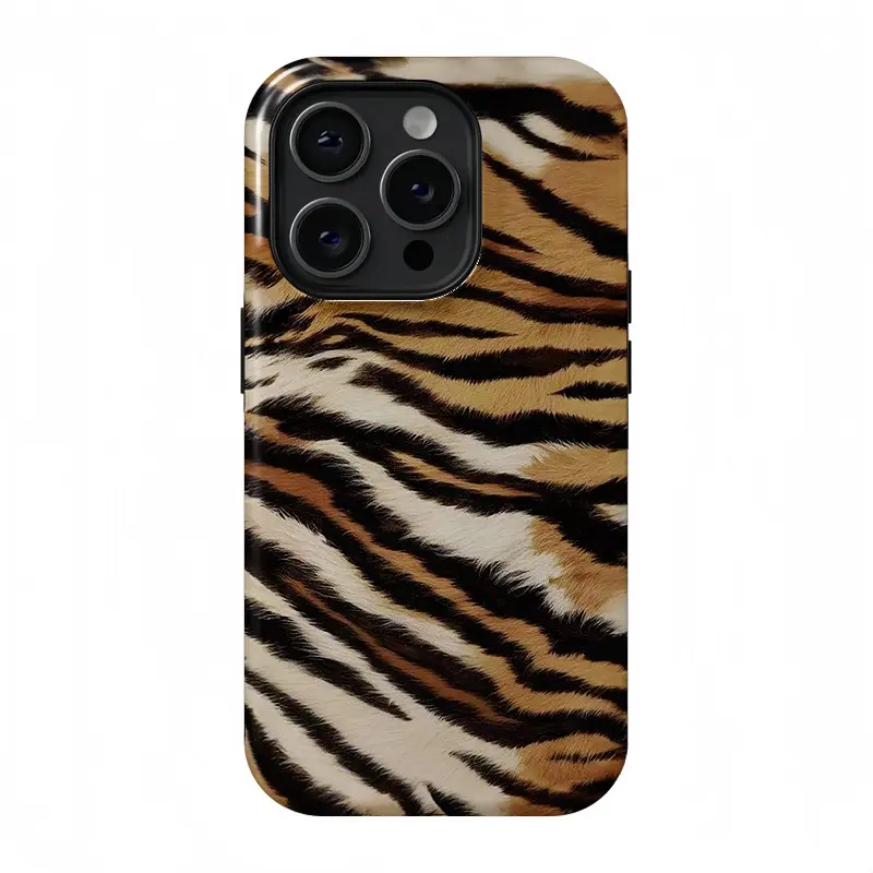 Tiger skin pattern, suitable for iPhone17 Pro Max, 17Pro, 16Pro, 15, 14, 13, 12. Beautiful phone case |       Shockproof protective case |       Smart phone case, a gift for girls