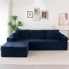 Navy-Left Facing Chaise