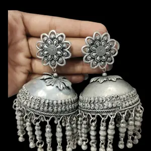 Light waited JS Jhumka  Earrings