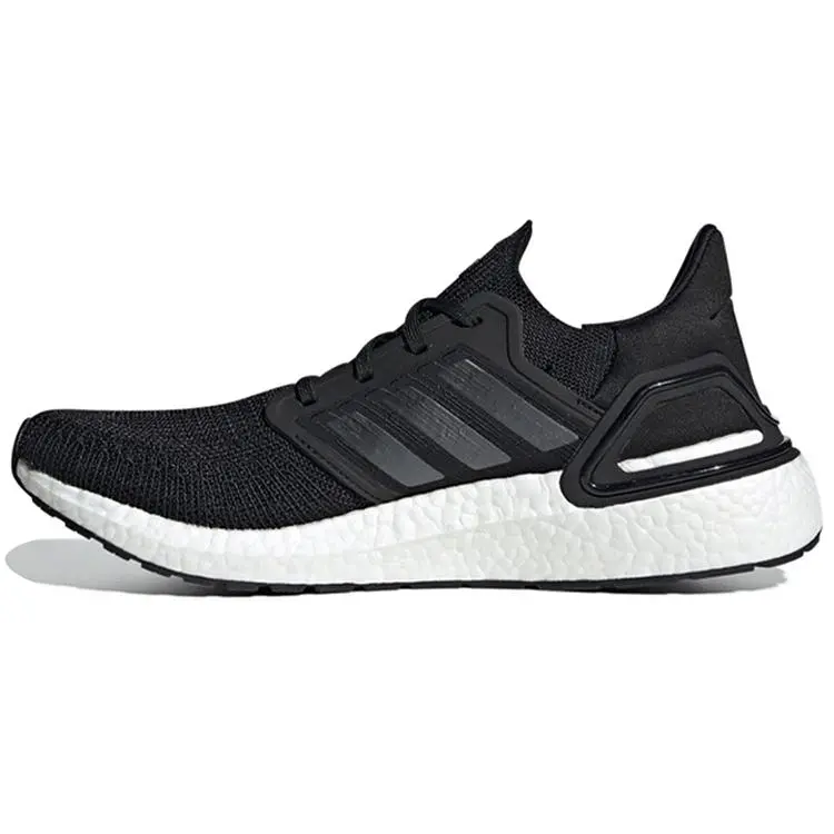 Adidas UltraBoost 20 Black Night Metallic Grey' Versatile Cushioned Durable Low Top Running Shoes Unisex FY3457