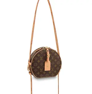 Pre-owned Louis Vuitton material Messenger Bags Boite Chapeau Bag Monogram Canvas by Rebag