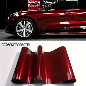 High Glossy Vinyl Wrap Film, Car Wrapping Motorcycle DIY Sticker Decal, Air Release Self Adhesive Sticker Film, Sticker For Cars, Car Decals