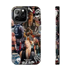 Stone Cold Steve Austin Phone Case, WWE Wrestling Fan Gift, Tough Slim Shockproof Protective Cover, Gift for Him/Her, Compatible with iPhone 11-17 Pro Max/Plus and Samsung Galaxy S23-25