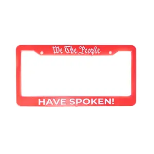 We The People Have Spoken Licence Plate Frame