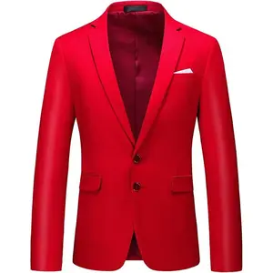 Men's Slim Fit Sport Coat Blazer Casual Formal Suit Jacket for Party Business Wedding Prom and Homecoming