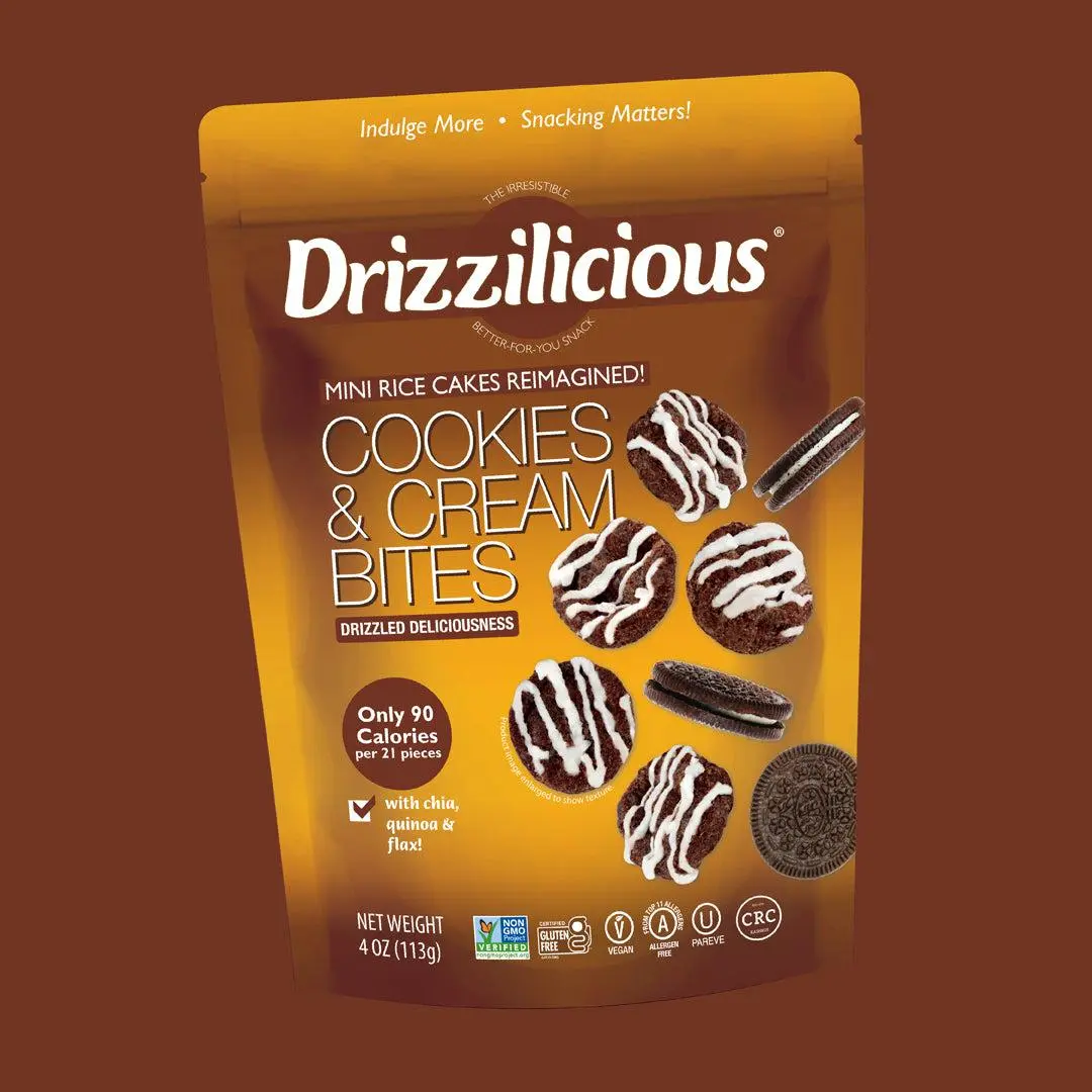12 Pack Drizzilicious Cookies & Cream 4oz