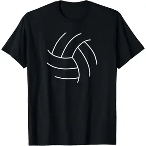 Plain Volleyball Seams Volleyball Player T-Shirt