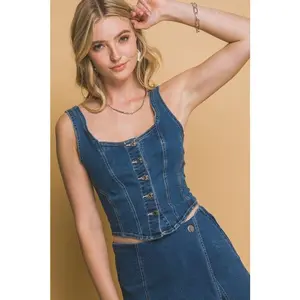 Belle Denim Tank Top