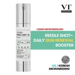 [VT Official] Reedle Shot - OG Liquid Microneedling, Pore & Skin Texture, Skin Booster, Absorption Enhancer, Patented Spicules, Cica Reedles, Exosome, Centella Asiatica, Cica | Microneedling Serum Mild, Strong booster to Intensive Spot Care, Brightening S