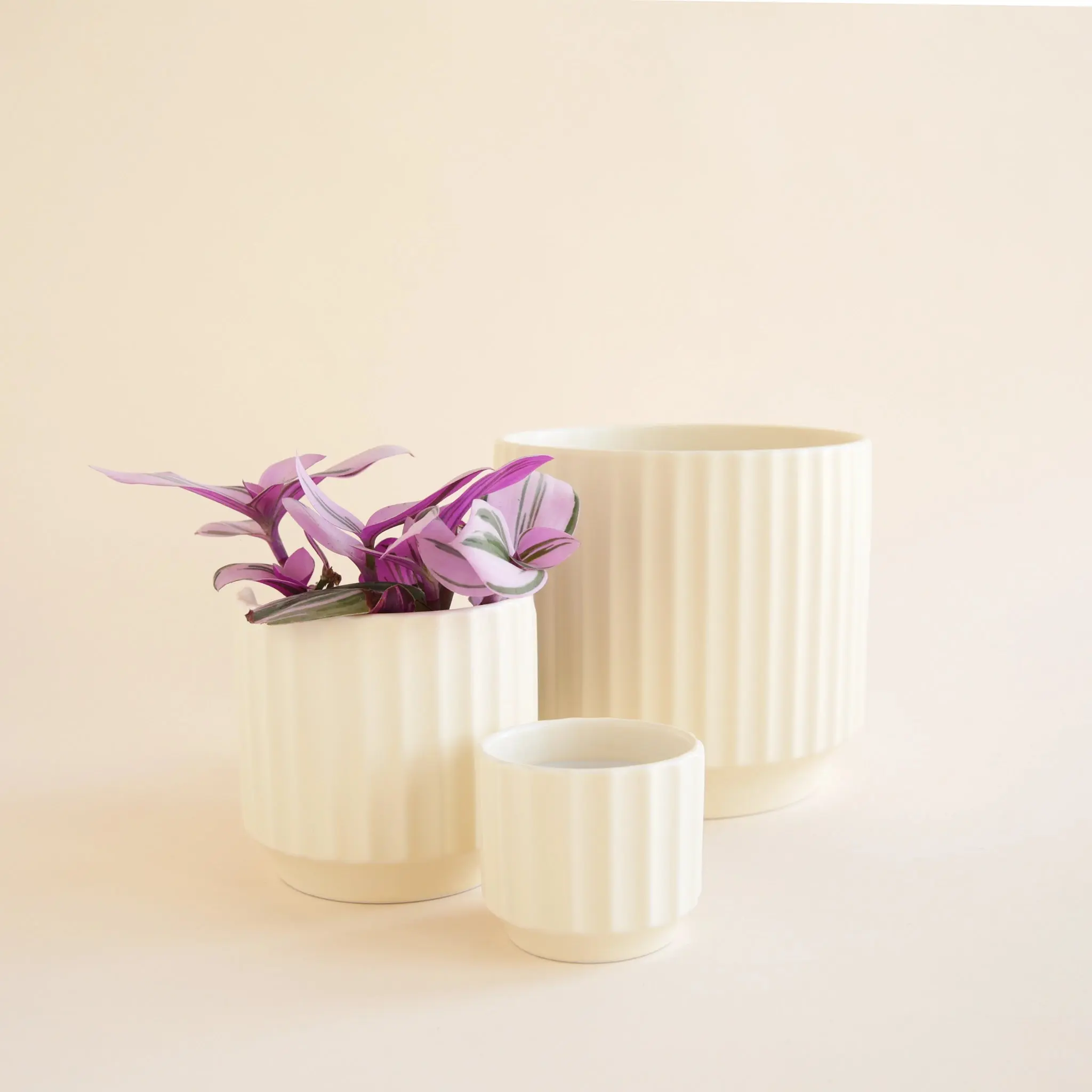 Monroe Planter | Vintage White