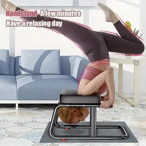 Yoga Inversion Bench - Foldable Pilates Stretching Gear for Core Work, Headstands & Backbends | Home/Studio Use