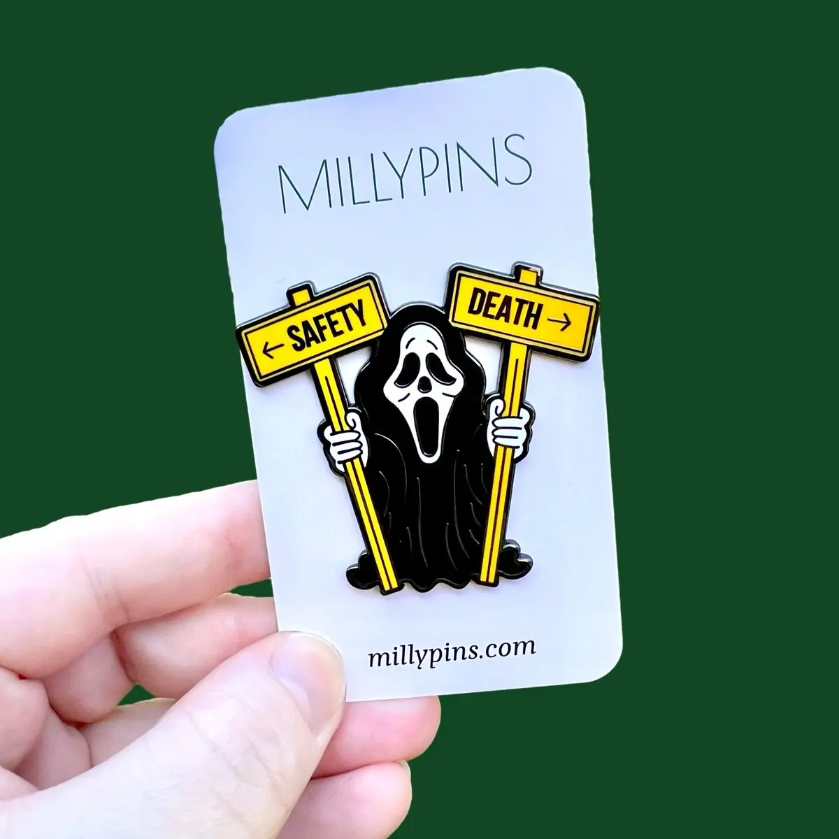 Scary Movie/Scream “Ghostface” Inspired Horror Enamel Pin