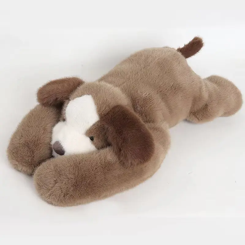 65cm Weighted Dog Plush Toy, Super Soft Fluffy, Soft PP Cotton Fill, Gravity Feel Hug, Comfortable Animal Stuffed Doll, Home Decor, Gift for Friends, Huggable Stuffed Animal
