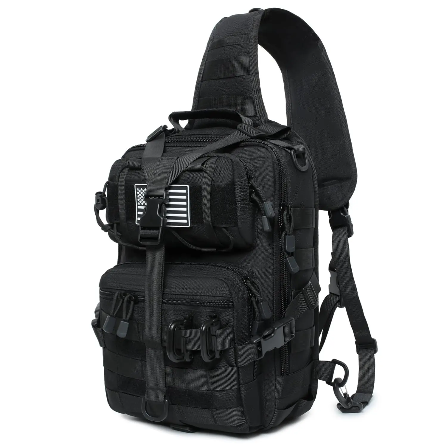 Tactical Sling Bag Pack Military Rover Shoulder Sling Backpack EDC Molle Assault Range Bag