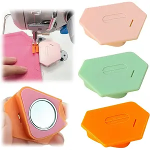 Seam Guide for Sewing Machine, 3 count Universal Upgraded Multifunctional Polygonal Hemmer Guide with Scale, Universal Sewing Accessory Supplies for  Making Machines