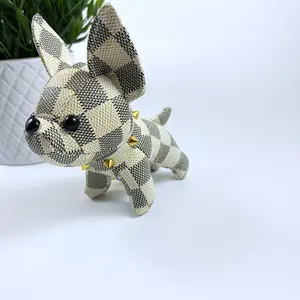 Chic Pet Luxury Stuffed Animal Keychain Holder, Bag Charm