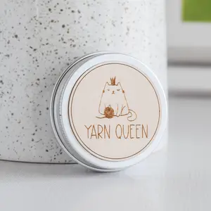 Knitting Tin Storage Container - Yarn Queen