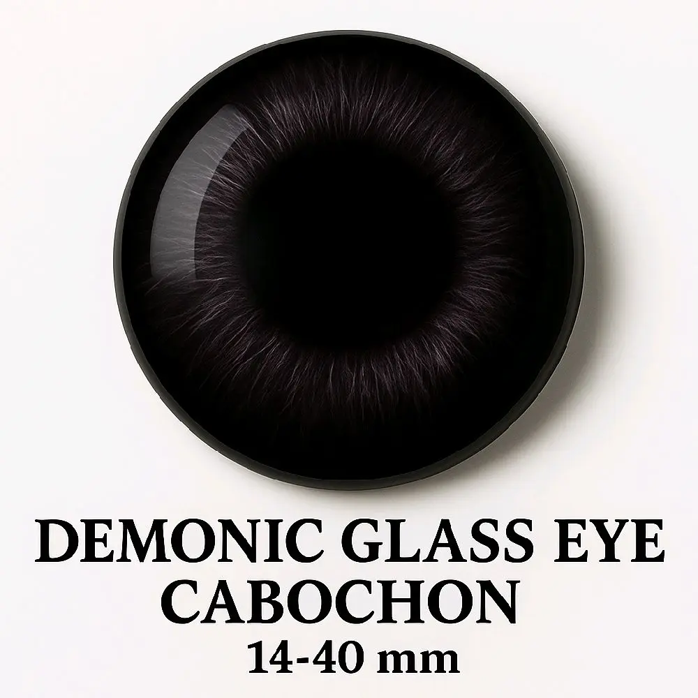 Demonic Eye - glass cabochon 14-50 mm Demonic Eye - glass cabochon 14-50 mm