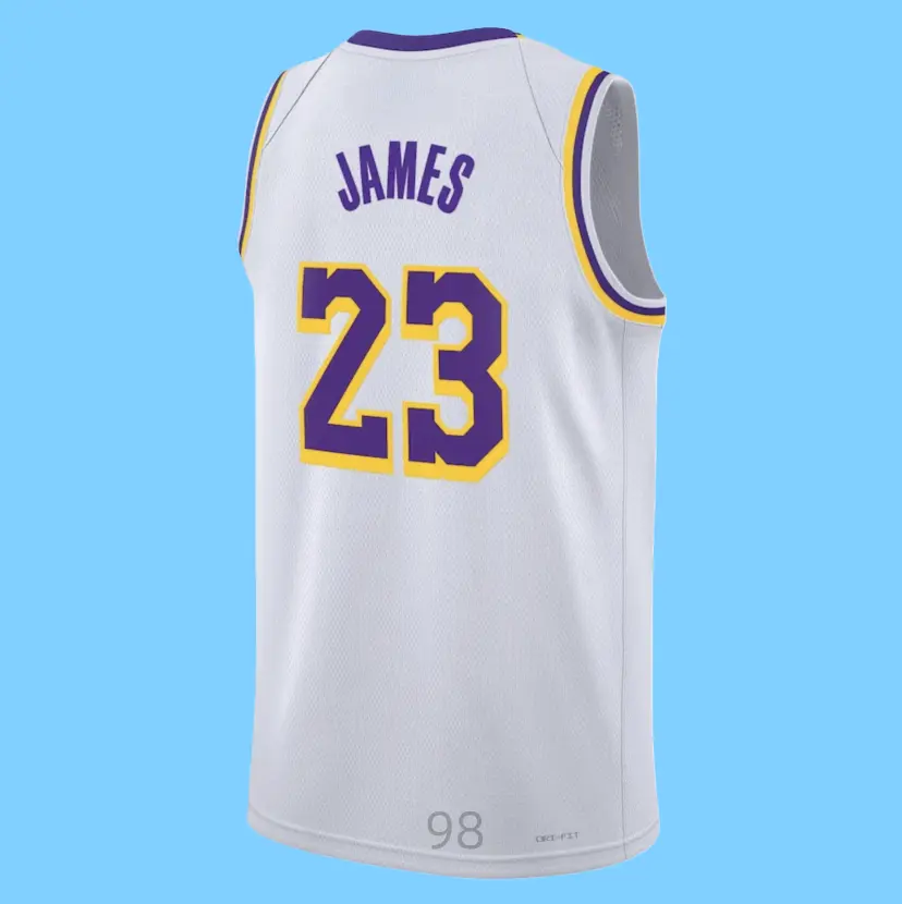 Men's stitched Basketball Jersey White 2025