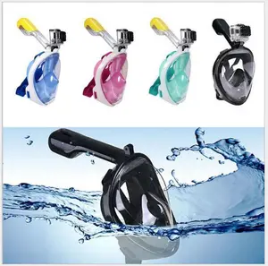 AquaVista 360 Kids Swimming AquaGuard Full-Face Anti-Fog Snorkel Mask Compatible with GoPro