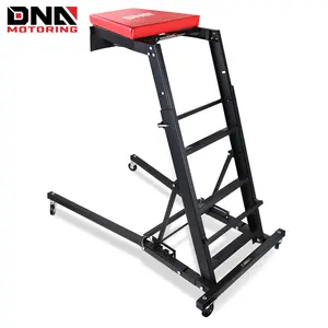 Foldable Topside Automotive Engine Creeper 45 to 66 Inches Adjustable Working Height 400lbs Weight Capacity