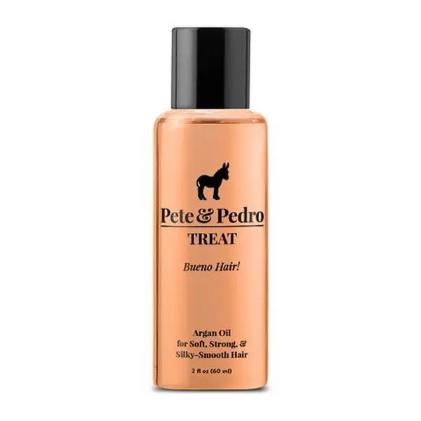 Treat Argan Oil - Hair Serum Hydrates, Strengthens & Adds Shine | Tames Frizz & Flyaways, Smooths & Softens Dry, Brittle, Coarse, Frizzy Hair | Lightweight, Fast-Absorbing Hair Treatment, 2 oz