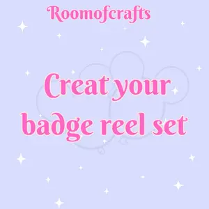 Custom badge reel set