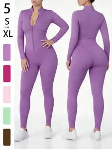 CKG Women's Yoga Set - High-Stretch Breathable Two-Piece Activewear for Yoga Gym & Daily Wear Versatile Stylish Jacket & Flare Leggings Sizes S-XL