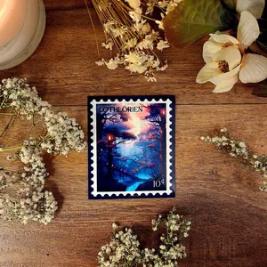 Lothlórien Middle Earth LOTR Vintage Sticker, Lord Of The Rings Tolkien Hobbit Movie Stickers