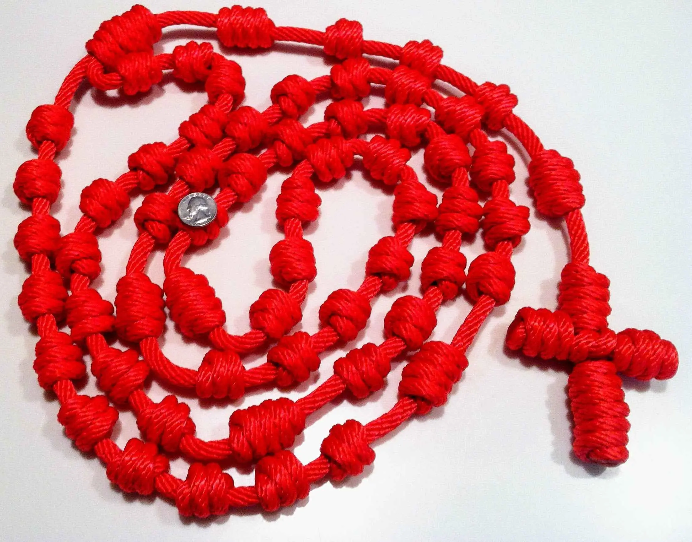 Giant Red Wall Rosary
