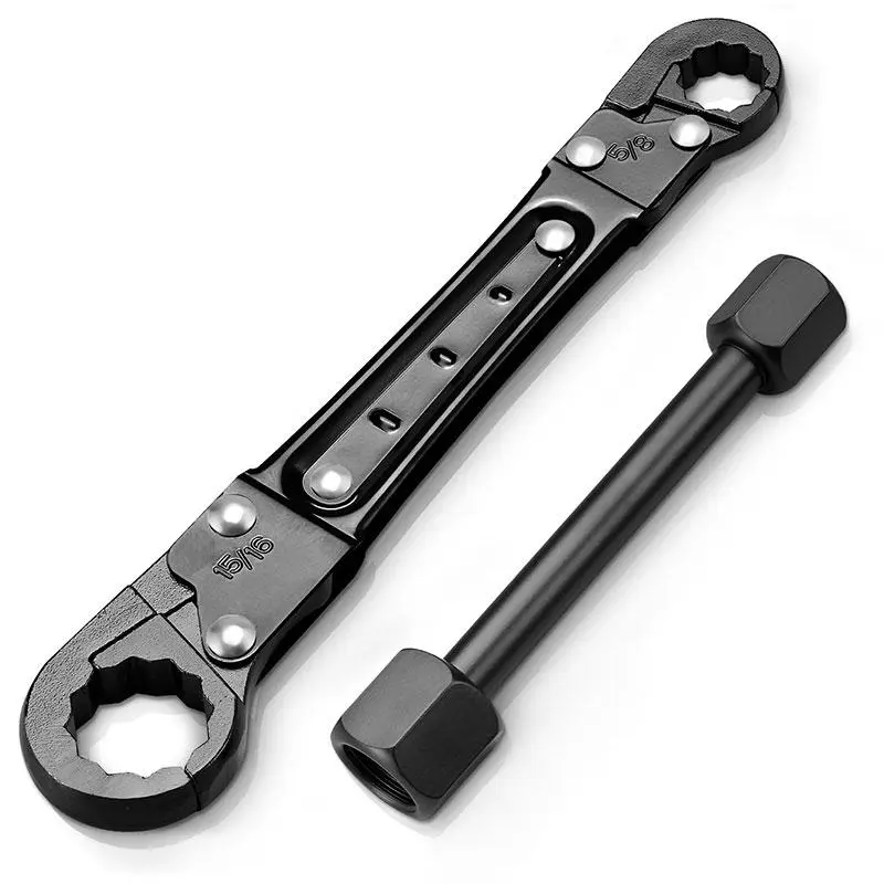 Plumbing Tools, Versatile Angle Stop Wrench Kit for Professional Plumbers, Effortless Compression and Supply Nut Installations in Tight Spaces, Multifunctional Wrench